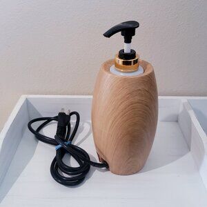 Massage Warmer for Oil or Lotion - Natural Wood Design